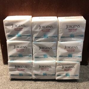 X9 Jergens Mild Soap 3pk - 3oz each bar